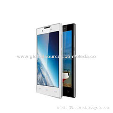 Touch Screen Mobile Phones, MTK6582 Quad-core 1.3GHz Processor, 4.5-inch QHD IPS LCDNew